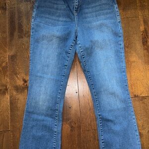 Free People Blue Flare Denim Jeans